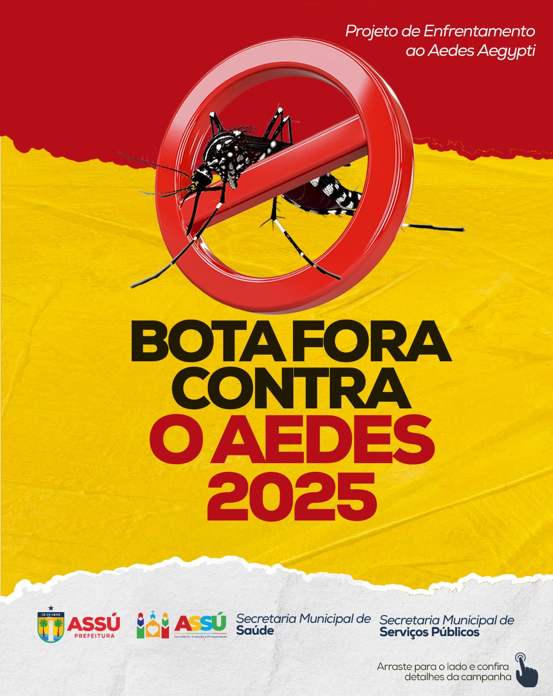 Prefeitura de Assú intensifica mobilização contra o Aedes Aegypti nos bairros