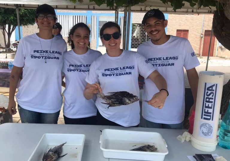 Projeto da Ufersa mobiliza pescadores para combater peixe-leão na costa do RN