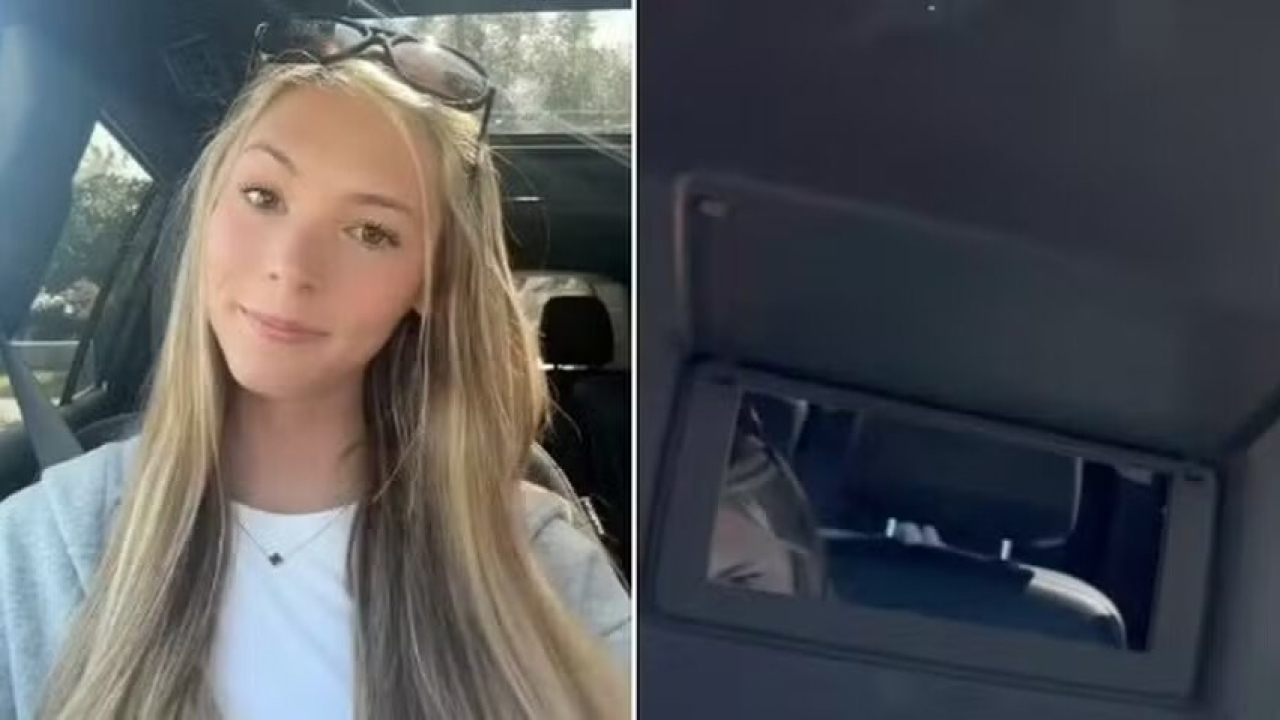 Mulher viraliza ao se sentar no banco do carona do carro do namorado e 'descobrir traição'