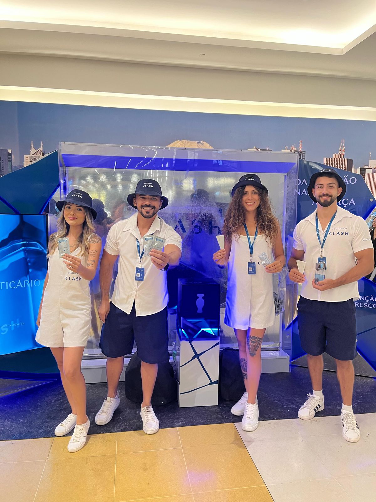 O Boticário celebra lançamento de perfumaria masculina com ativação no Shopping Midway Mall