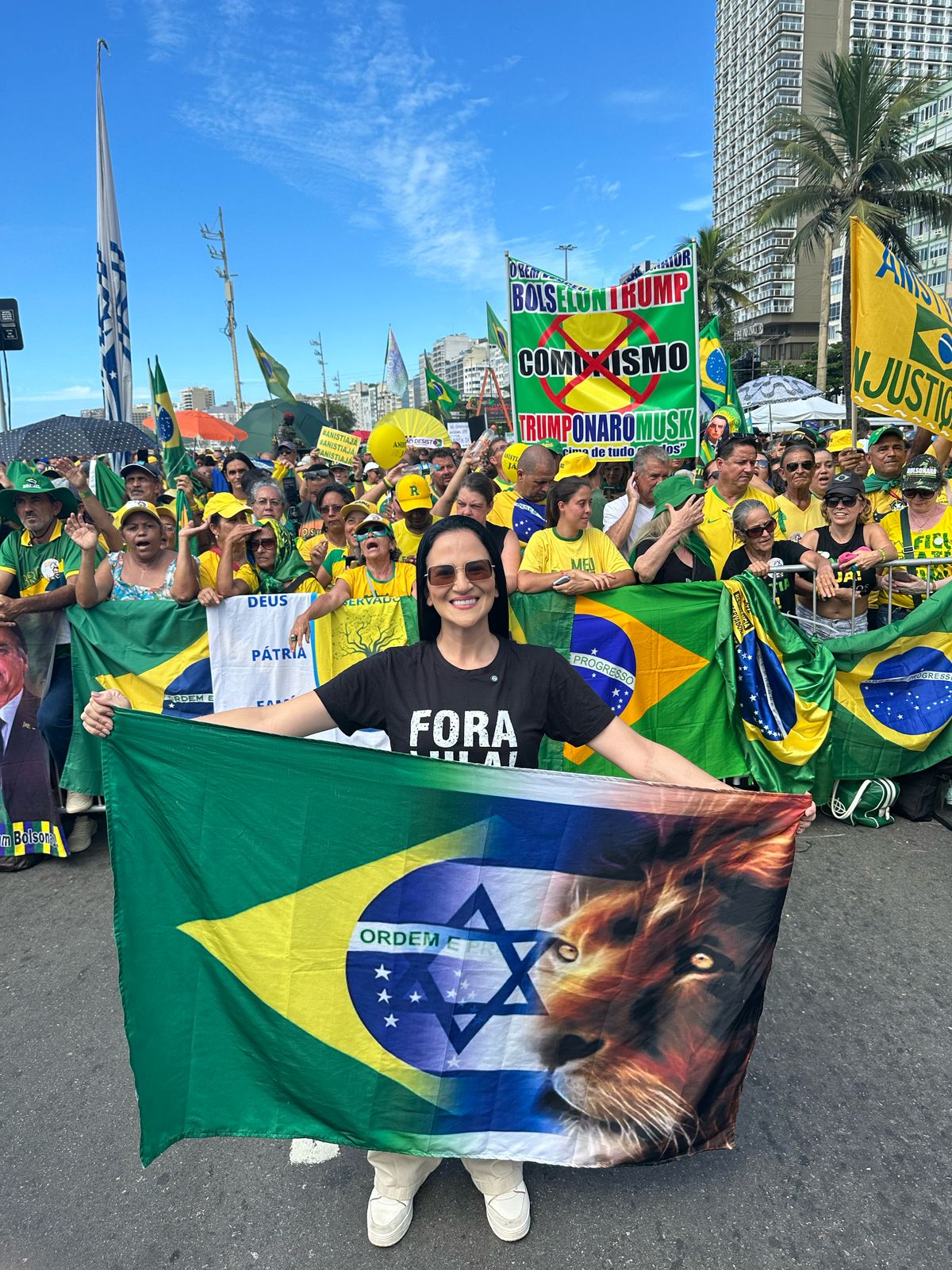 Vereadora de Natal, Camila Araújo participa de eventos políticos da Direita no Rio de Janeiro