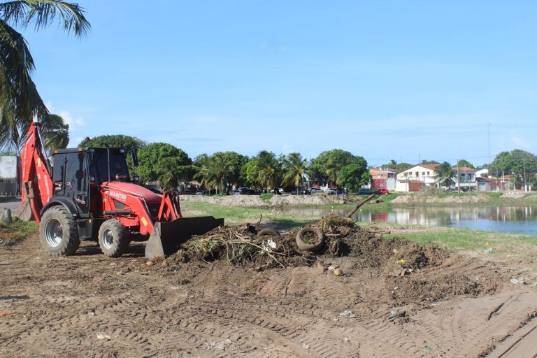 Lagoas de captação de Natal estão passando por processo de limpeza e manutenção
