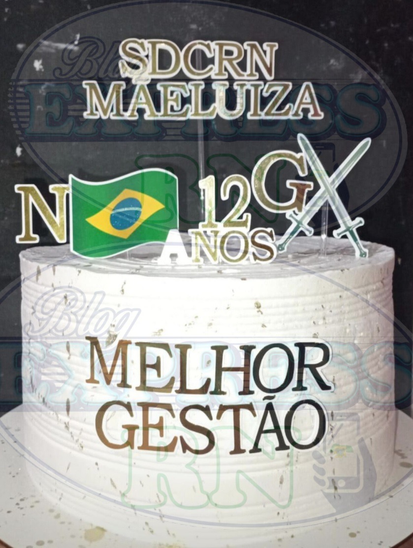 Facção comemora aniversário com direito a queima de fogos e bolo temático em Natal