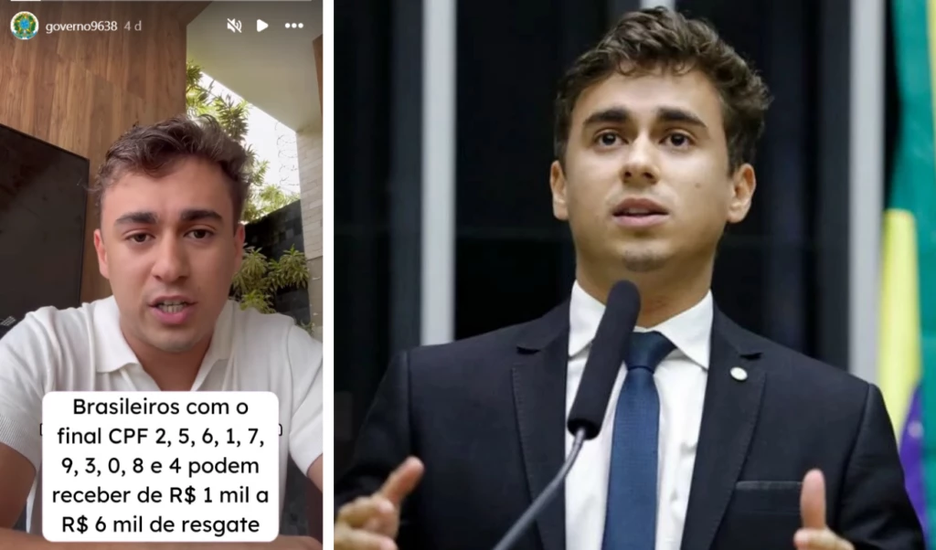Nikolas aciona PF após vídeo com IA usar seu rosto em golpe do CPF