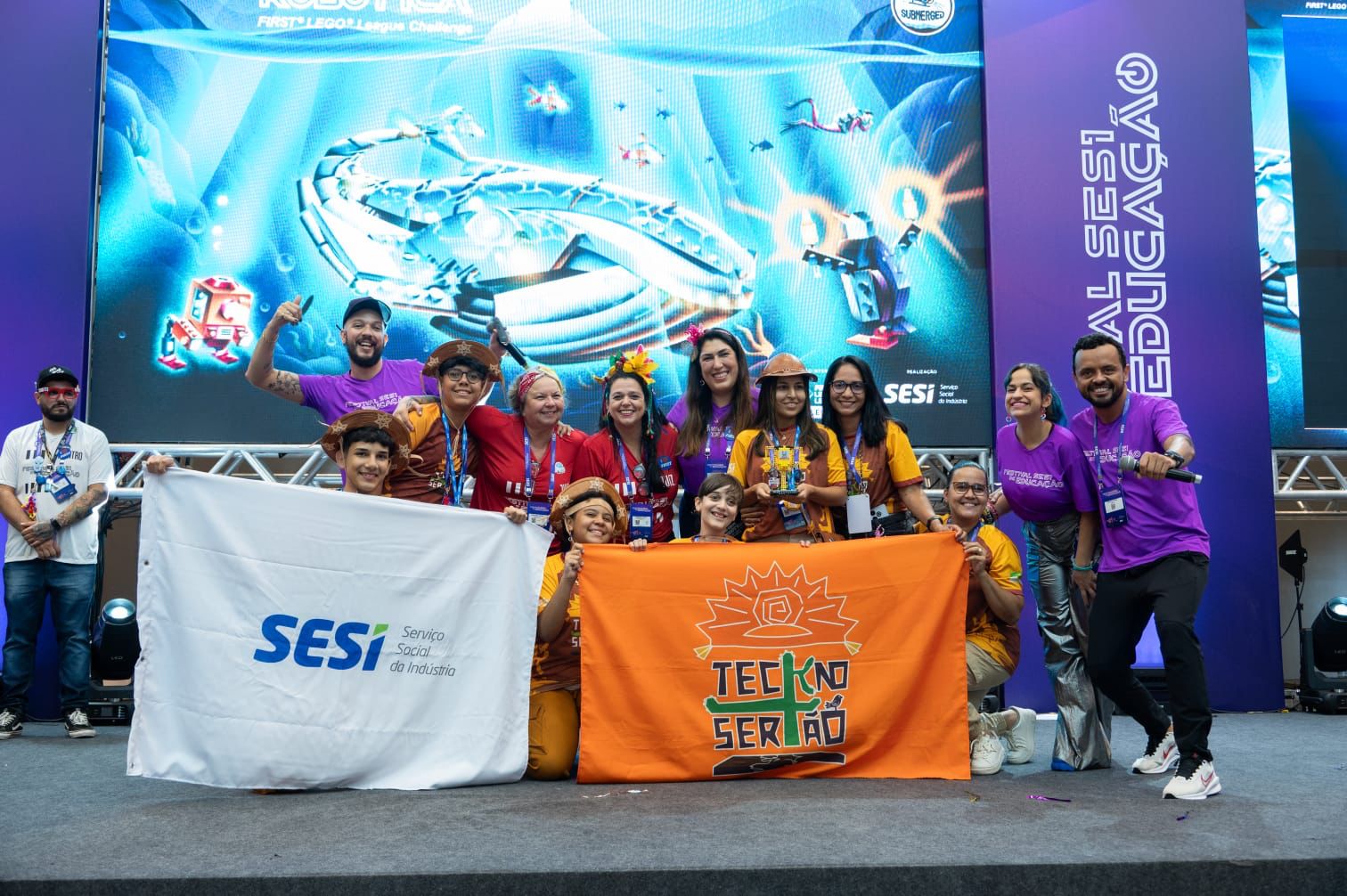 Equipes das Escolas do SESI do Rio Grande do Norte se destacam em torneio nacional de robótica