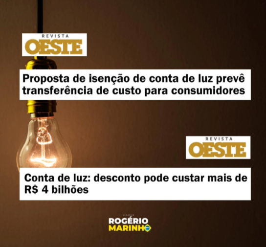 Rogério Marinho critica gestão econômica de Lula e alerta para impacto nas contas de luz