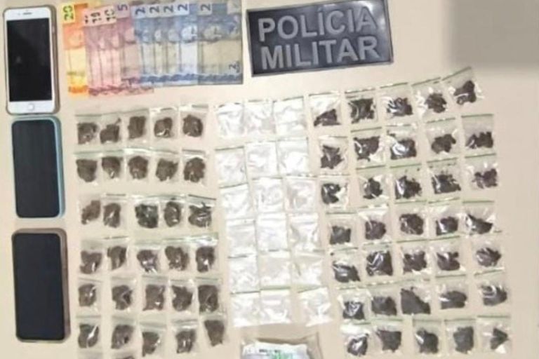 Dois homens com vasto material de entorpecentes são presos em Pipa