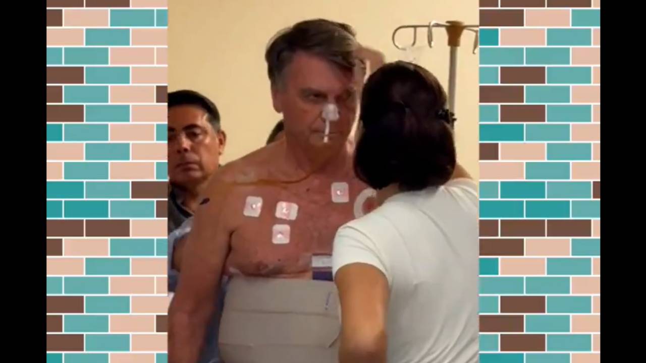 Da UTI, Bolsonaro critica Brasil por abrigar ‘quem rouba do próprio povo’