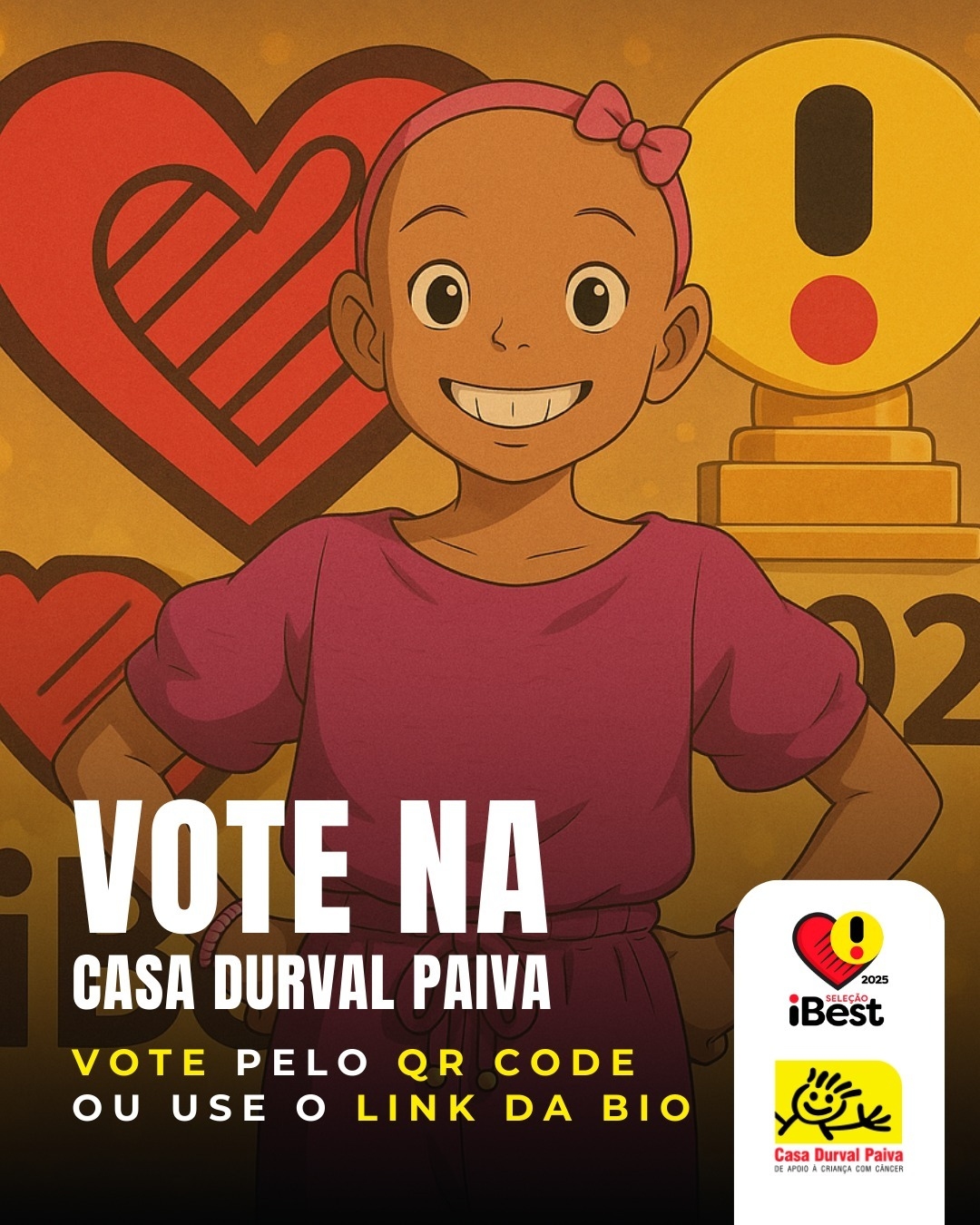 Casa Durval Paiva disputa Prêmio iBest 2025 na categoria “Melhor Ação Social”