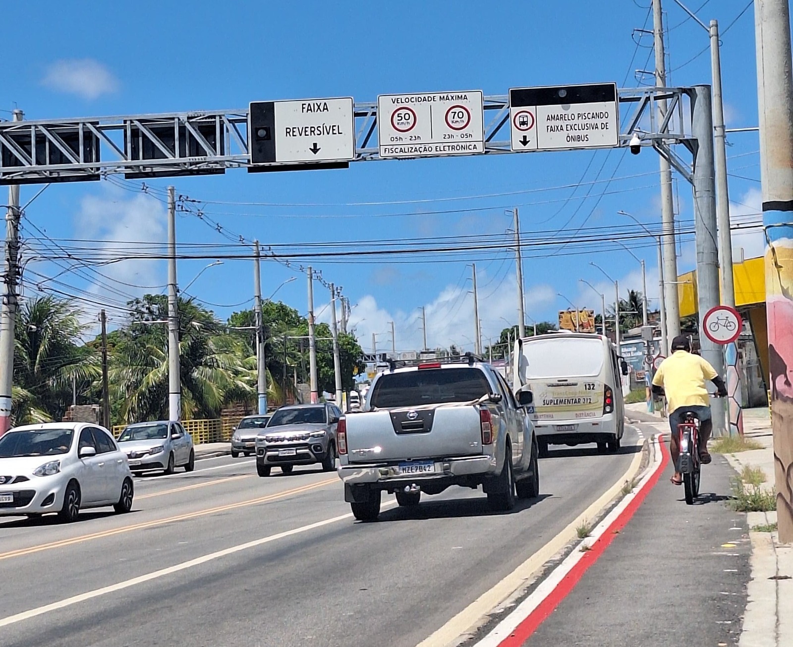 STTU inicia testes na avenida Felizardo Moura com liberação de nova faixa na Ponte de Igapó