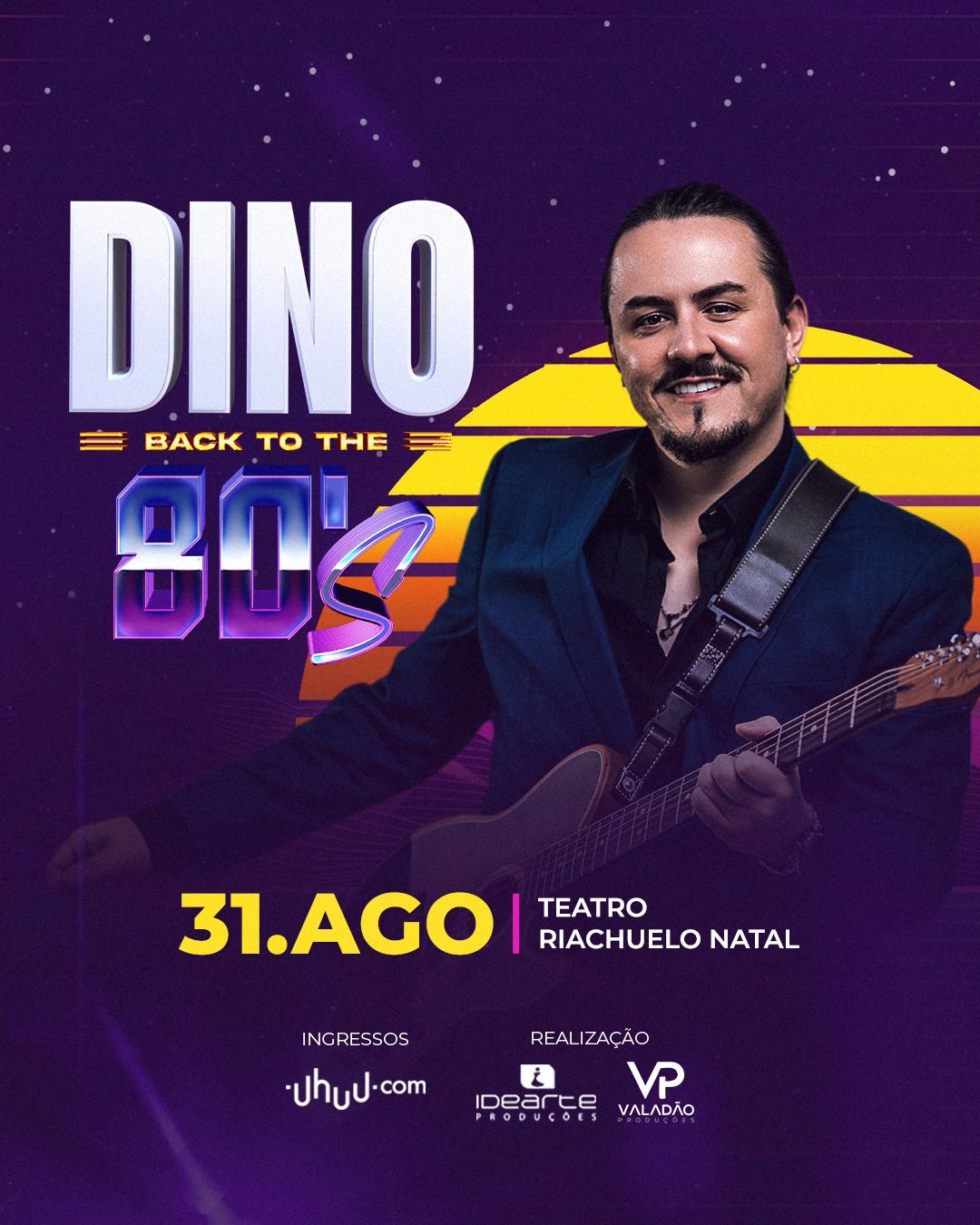 Dino Fonseca traz show Back To The 80’s para Natal em agosto