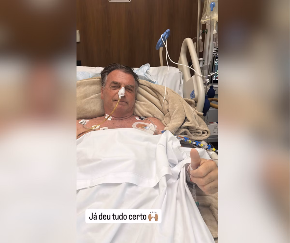 Internado na UTI, Bolsonaro convoca manifestação por anistia aos envolvidos no 8 de janeiro