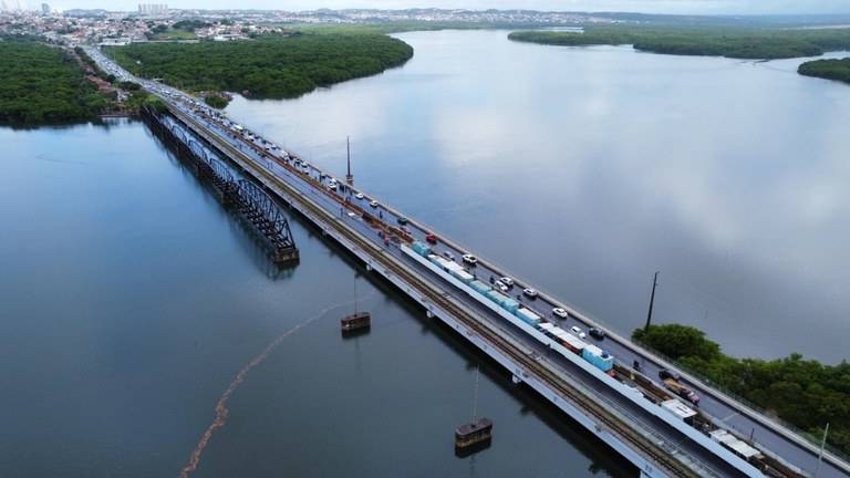 Dnit anuncia liberação de mais uma faixa da Ponte de Igapó na próxima segunda-feira (28)