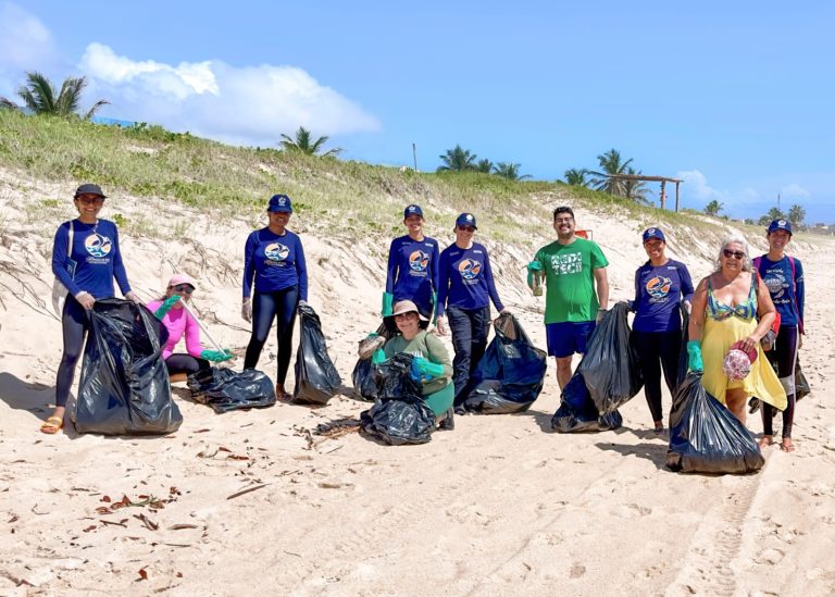 Projeto Verão Consciente recolhe quase meia tonelada de lixo em praias do RN