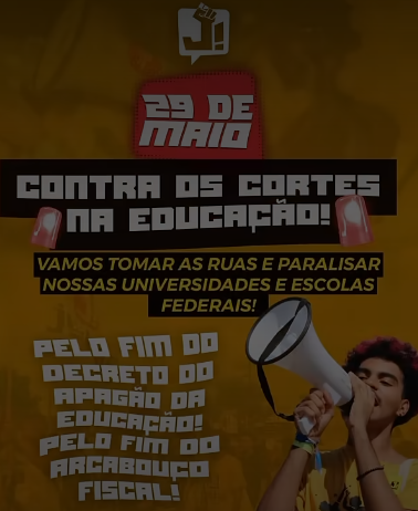 Estudantes da UFRN convocam protesto contra o governo Lula por cortes na educação