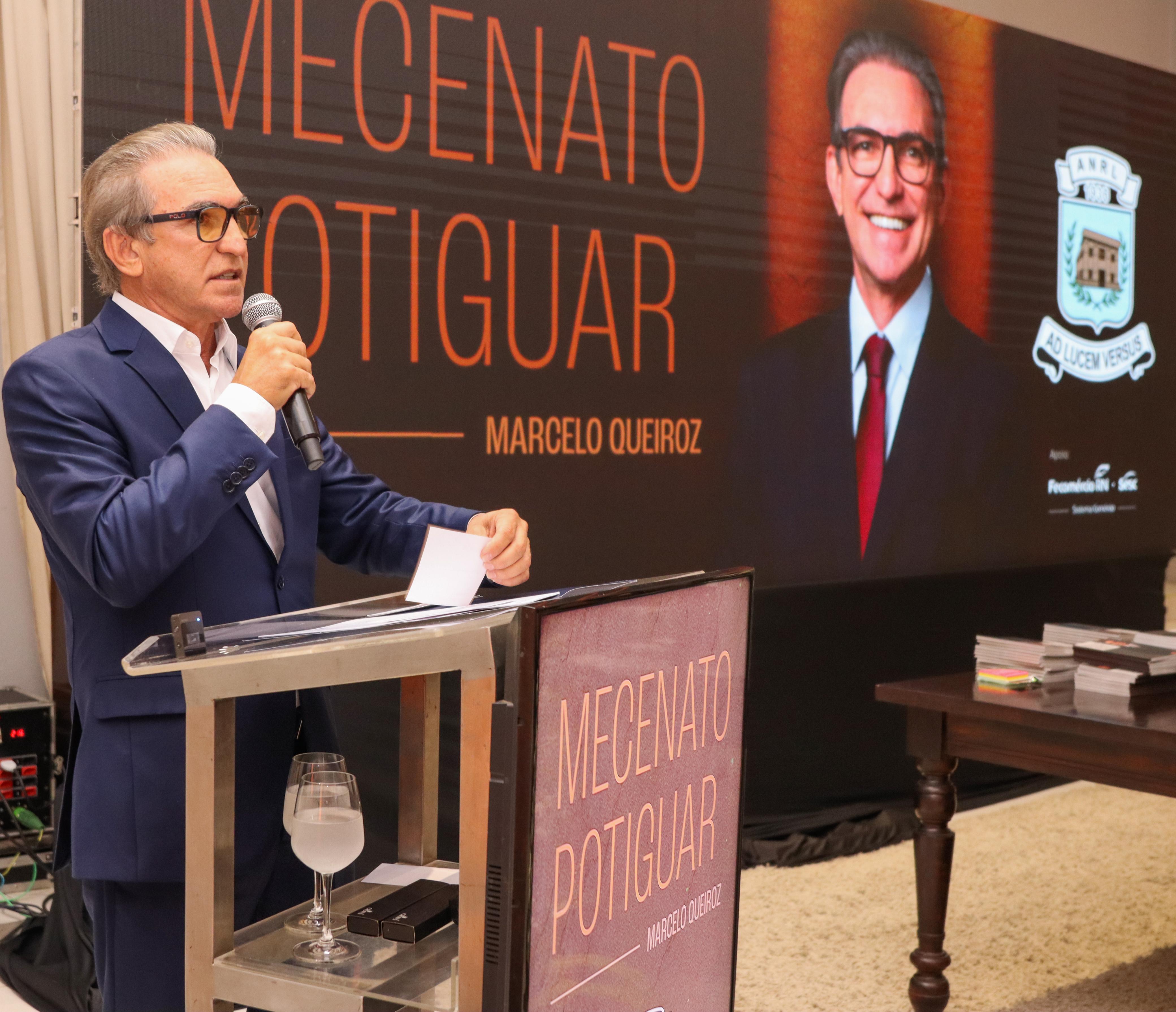 Presidente da Fecomércio RN é homenageado pela Academia Norte-Rio-Grandense de Letras na Coleção Mecenato Potiguar