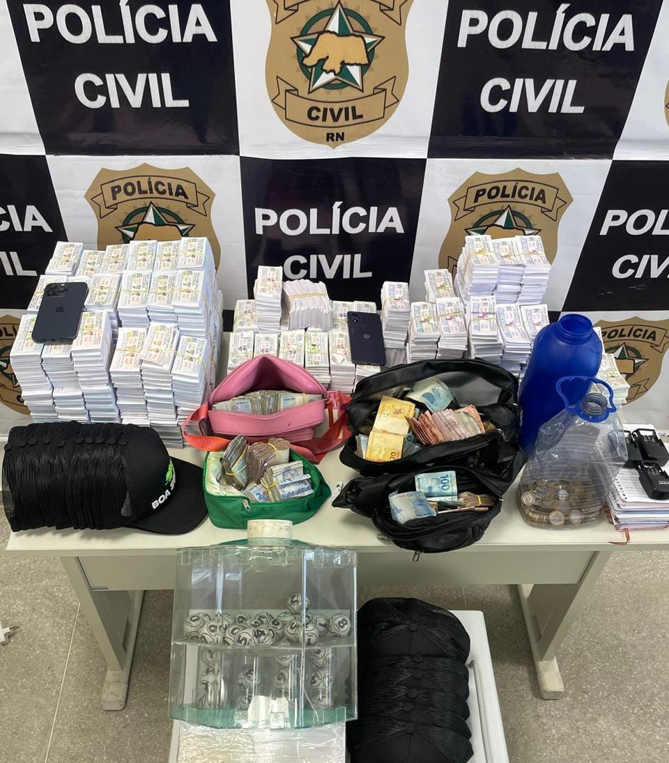 "Operação Má-Sorte": Polícias Civil e Militar cumprem mandados contra loteria ilegal em Macau e Guamaré