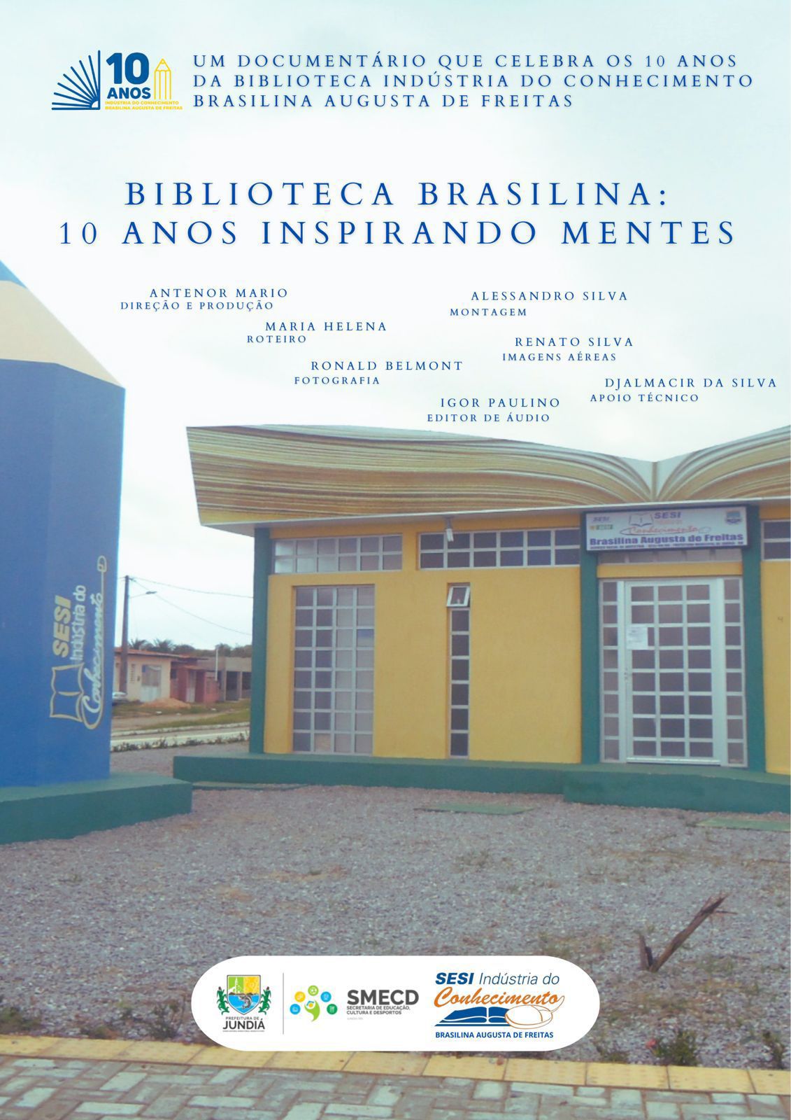 Documentário destaca 10 anos da Biblioteca Brasilina como motor de transformação social em Jundiá