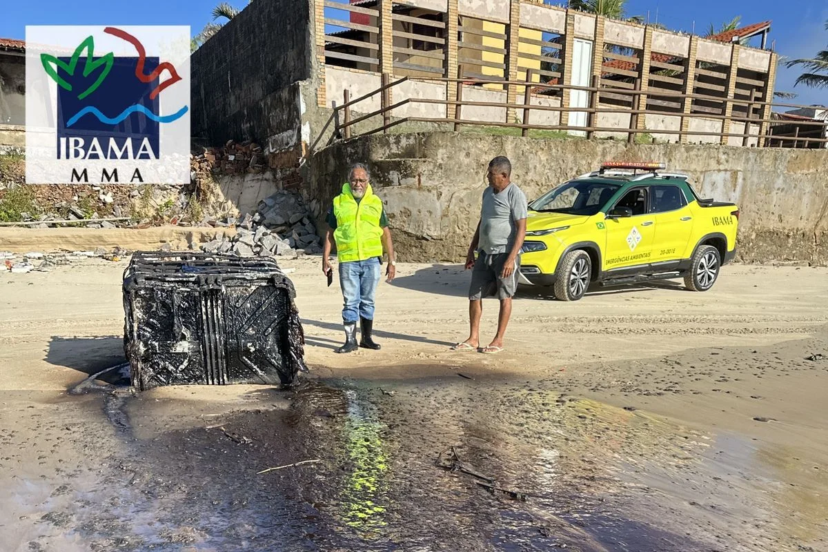 IBAMA identifica pontos críticos de contaminação por óleo em praias de Extremoz