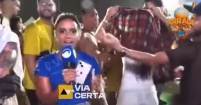 Emissoras do RN repudiam agressão contra repórter na cobertura do São João de Natal, na Arena das Dunas