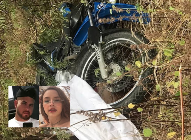 Casal morre em acidente de moto na RN-117, em Paraná; criança de 4 anos ficou ferida