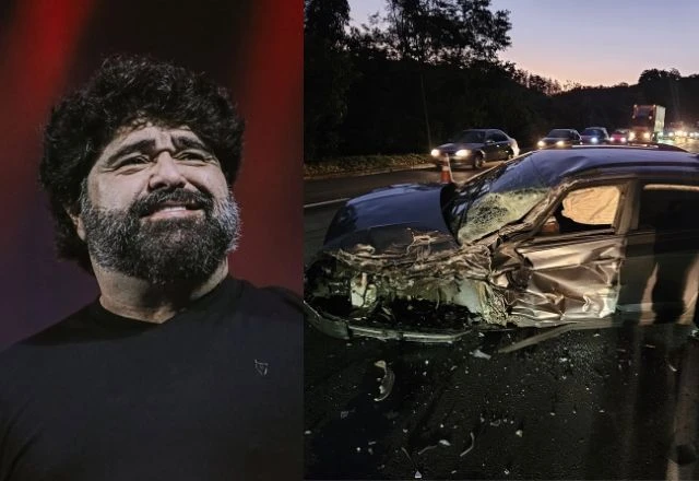Cantor Fabiano, da dupla com César Menotti, sofre acidente de carro
