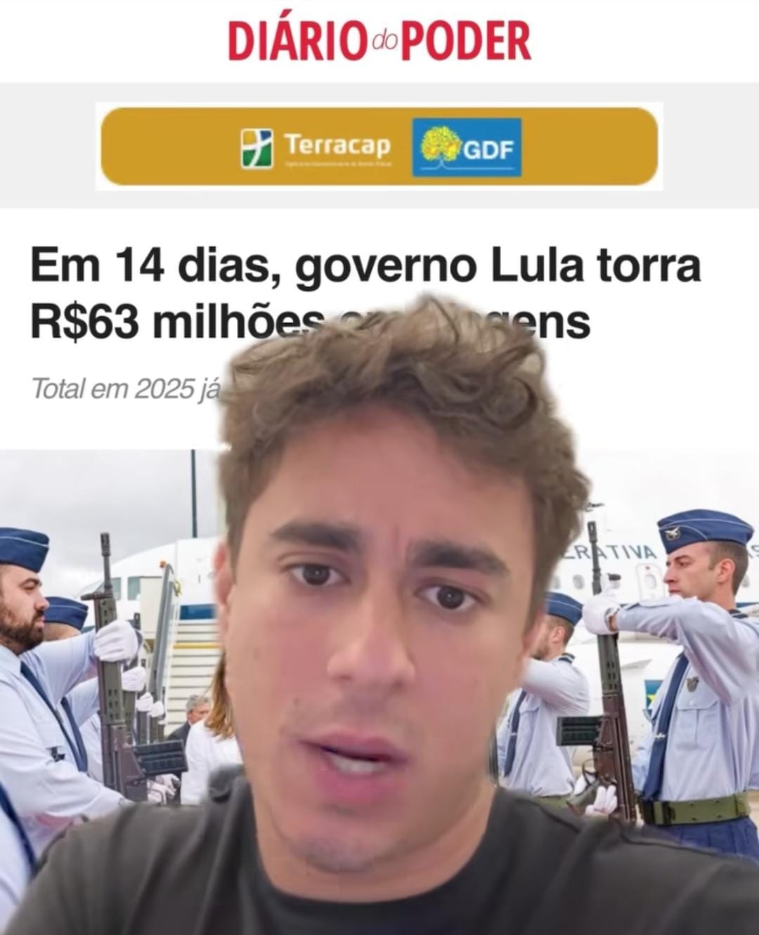 Gastança do governo Lula com viagens repercute entre autoridades