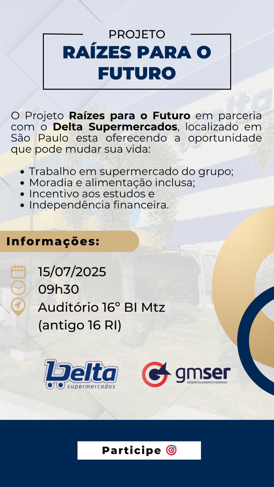 Projeto Raízes para o Futuro convoca jovens do RN para oportunidade de trabalho em São Paulo