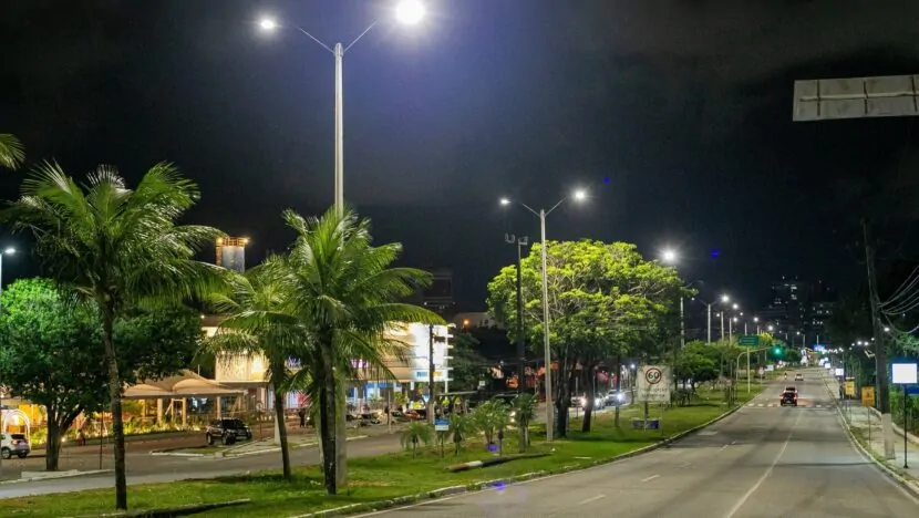 Iluminação em LED avança e muda cenário das ruas de Natal