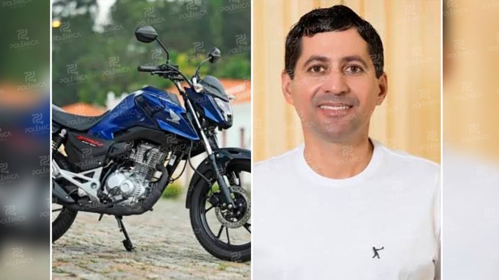 Prefeito paraibano aluga moto por valor que daria para comprar pelo menos quatro