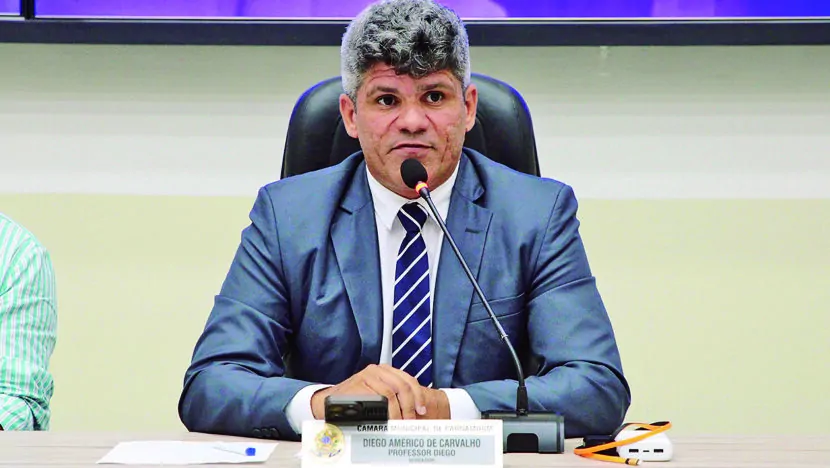 MP Eleitoral pede cassação do vereador Prof. Diego por fraude à cota de gênero