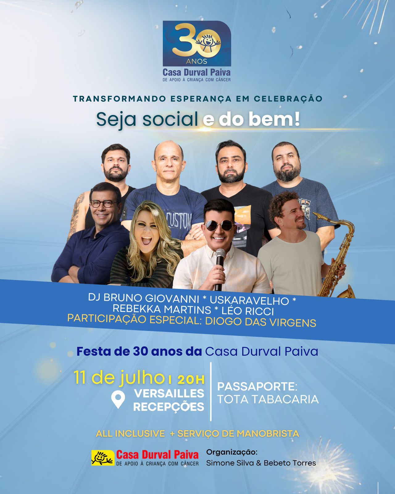 Casa Durval Paiva celebra 30 anos no próximo dia 11