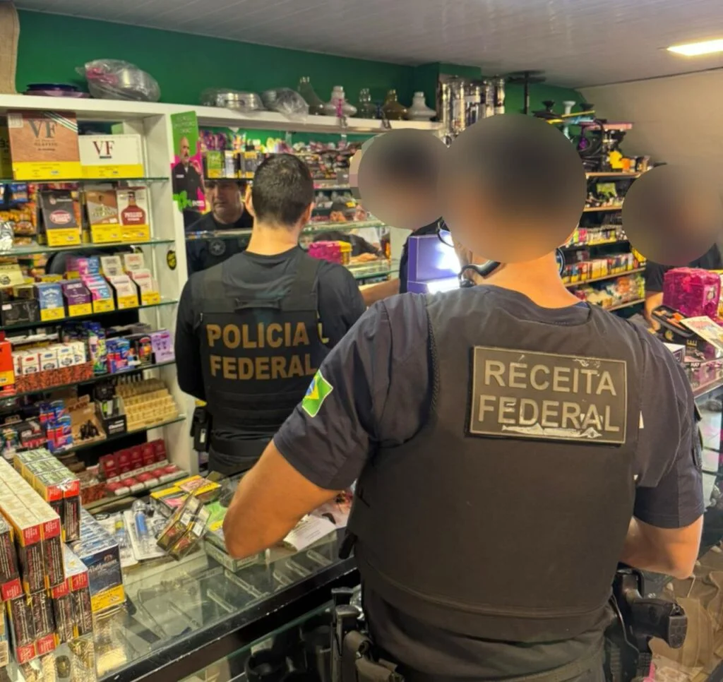 PF e Receita Federal desarticulam rede de venda e contrabando de cigarros eletrônicos no RN e outros dois Estados