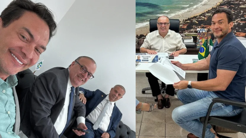‘Juntos e alinhados’, afirma Styvenson sobre reunião com Rogério e Paulinho