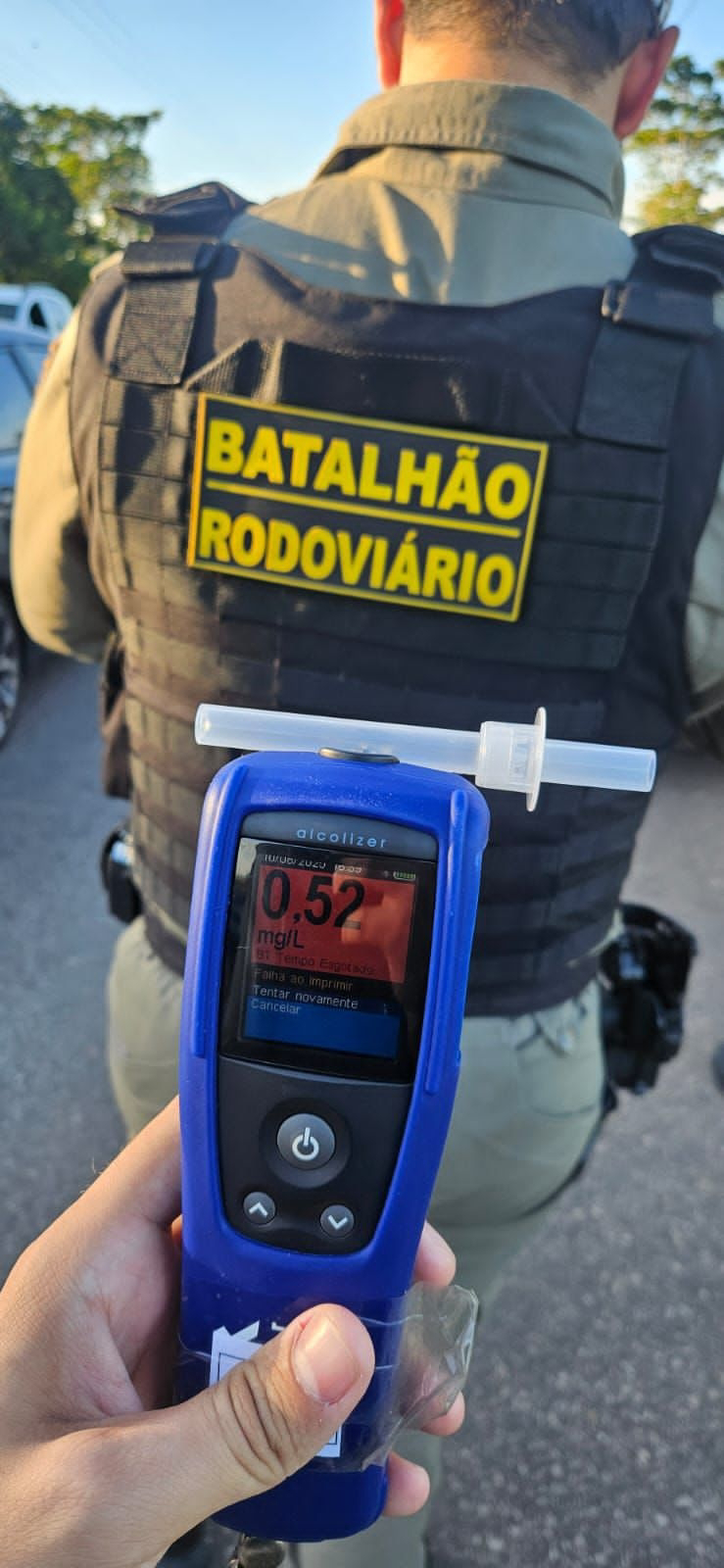 CPRE prende idoso dirigindo embriagado durante blitz na grande Natal