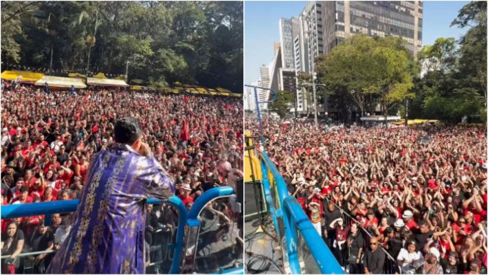 "Nunca foi sorte, sempre foi macumba": Marcha para Exú reúne multidão na Paulista