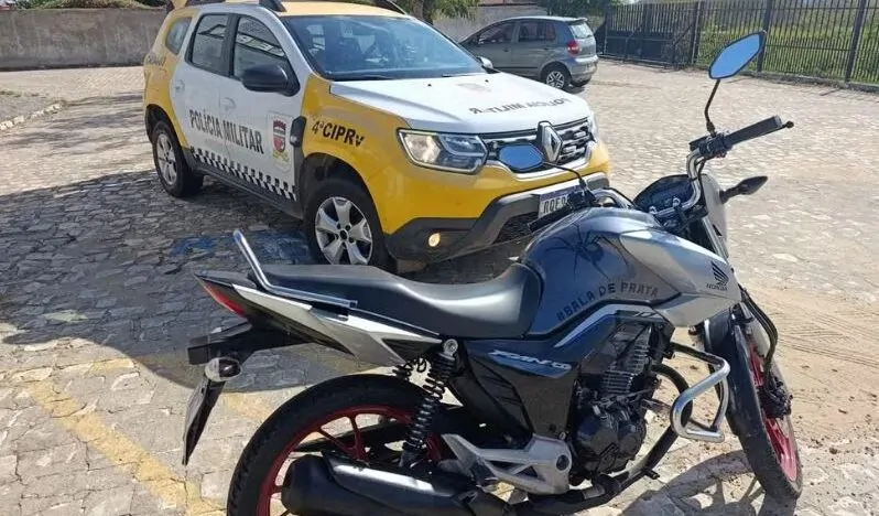 Moto com quase 2 mil infrações e R$ 618 mil em dívidas é apreendida no RN