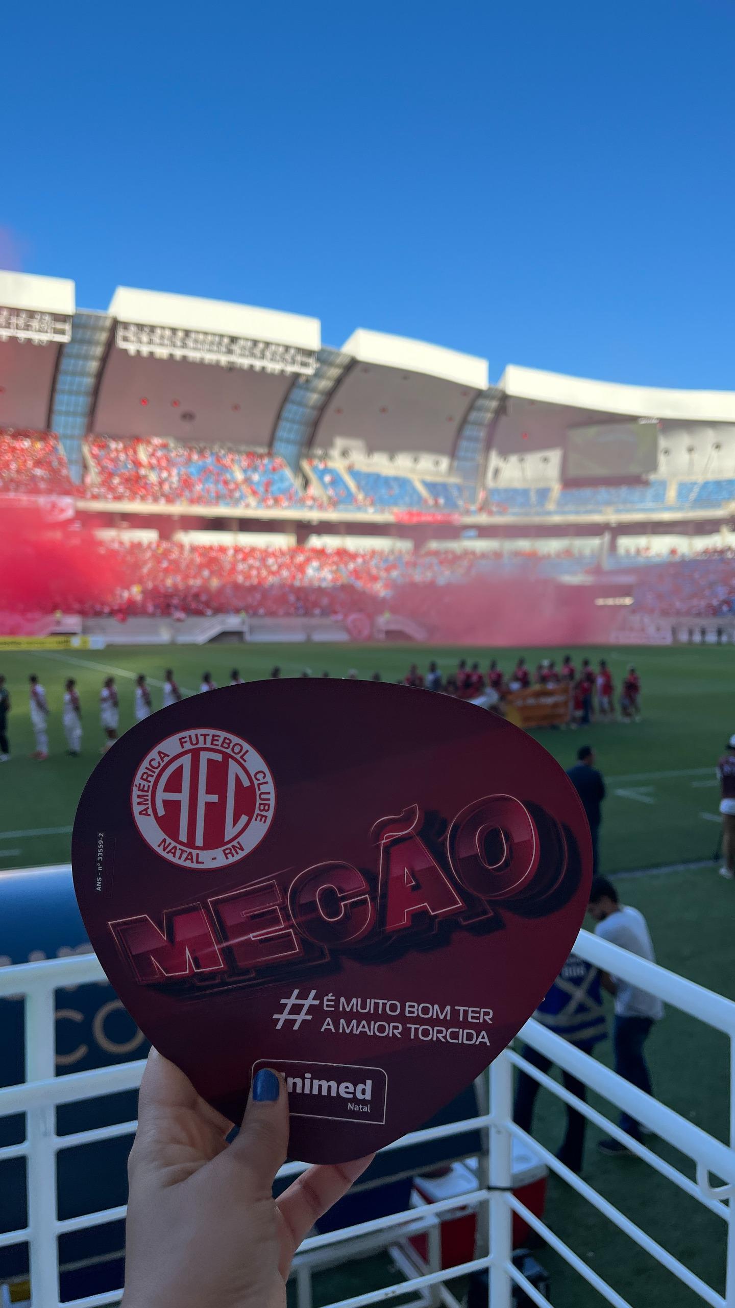Unimed Natal promove ativações especiais em jogo do América na Arena das Dunas