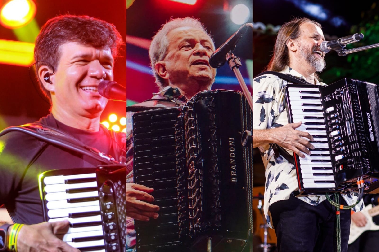 Encontro das Sanfonas traz o melhor do forró com Dorgival, Waldonys e Flávio José no Teatro Riachuelo