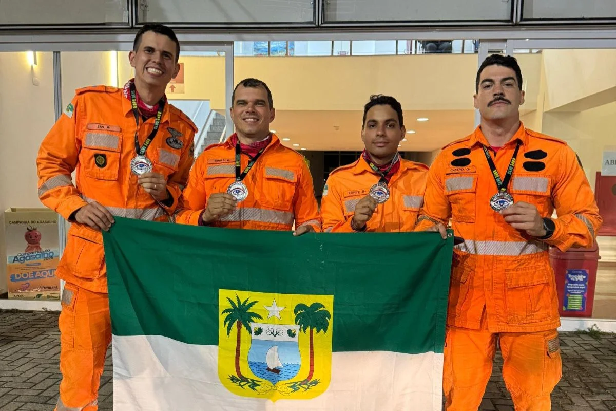 Bombeiros do RN conquistam 2º lugar na maior prova de salvamento em altura da América Latina