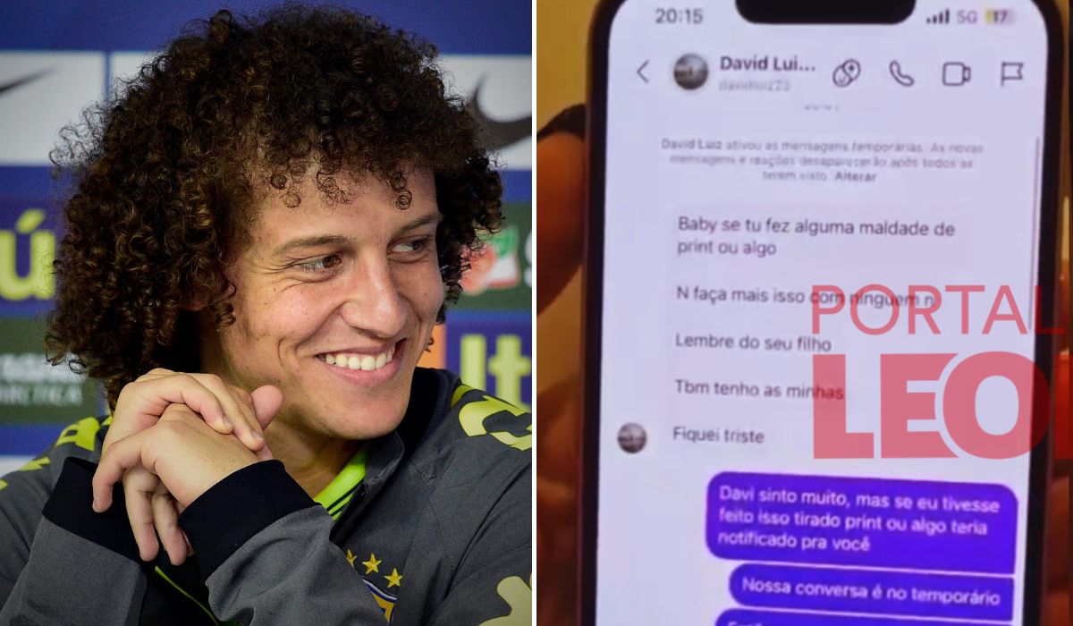 ‘Queria um trisal’: amante expõe prints e segredos quentes de David Luiz, ex-Seleção