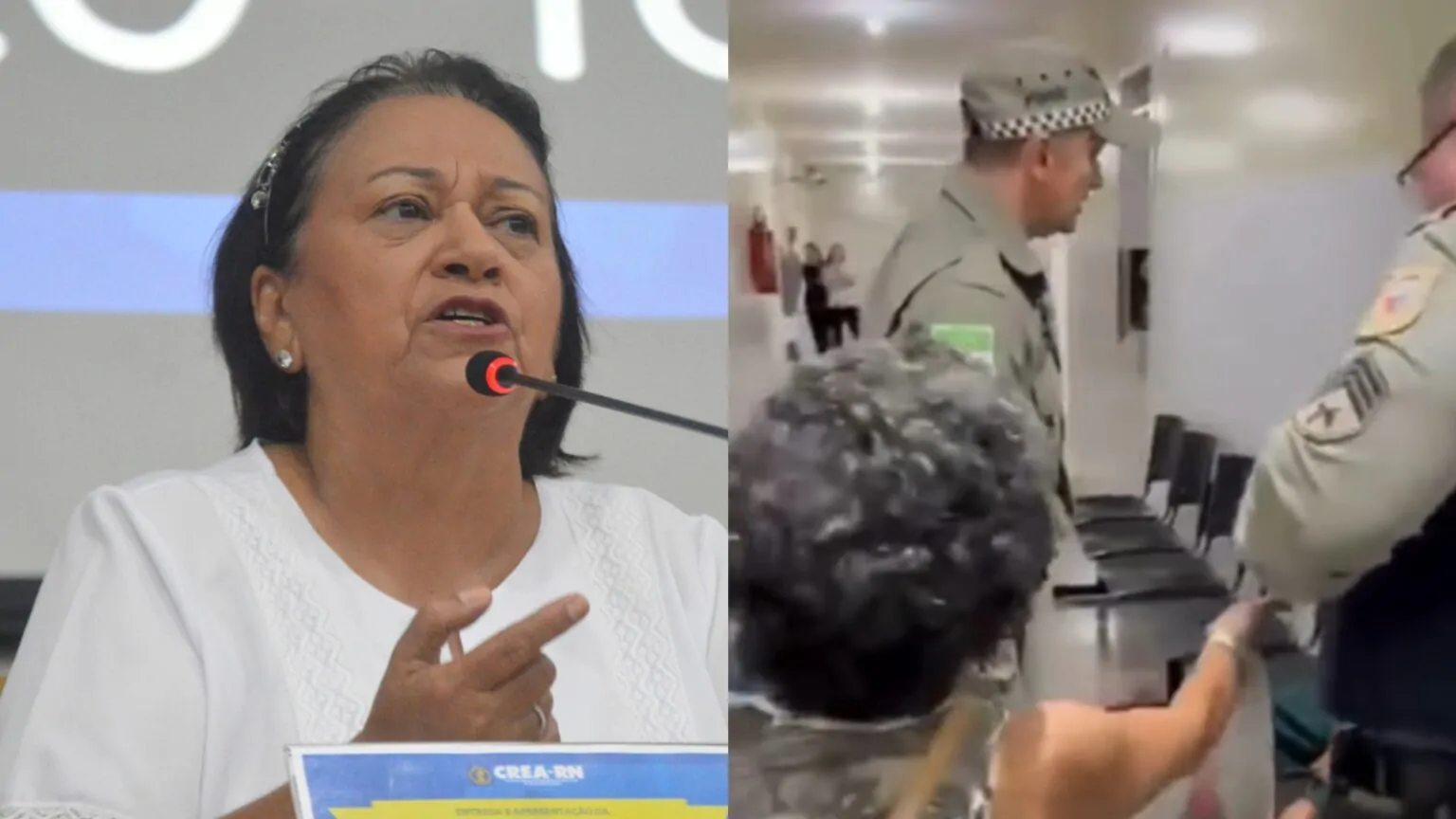 Fátima classifica como “inadmissível” agressão de policial militar a paciente em hospital do RN