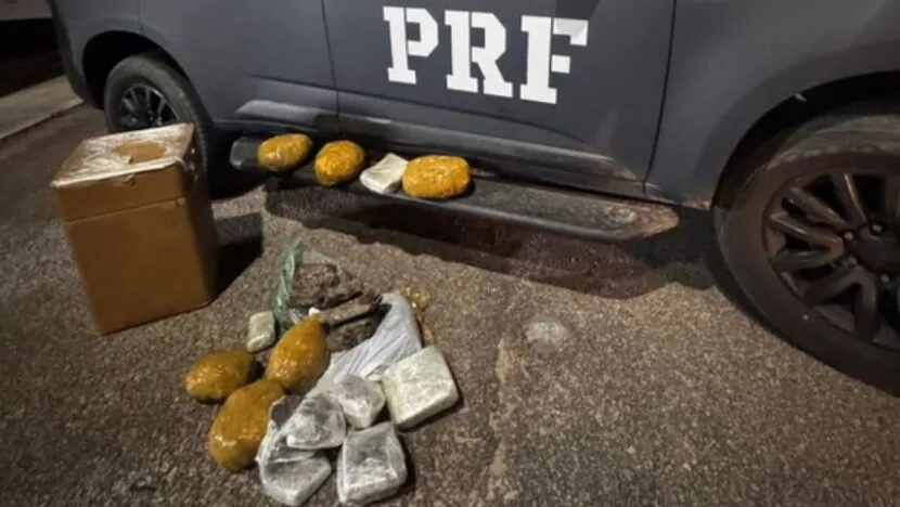 Perseguição na BR-101 termina em prisão e apreensão de 15 kg de maconha no RN
