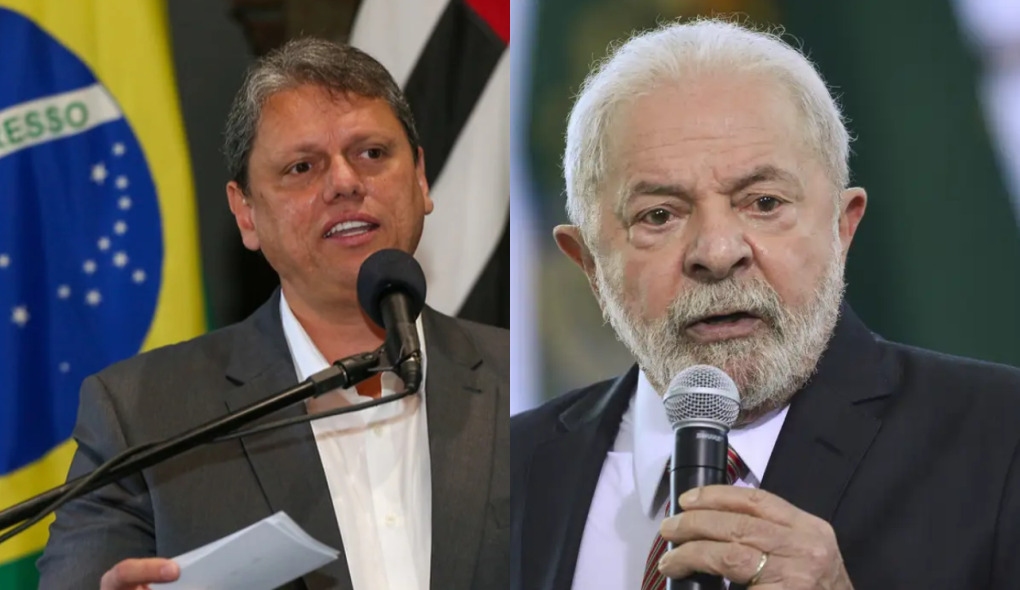 Pesquisa Atlas: Tarcísio supera Lula em simulação de segundo turno presidencial
