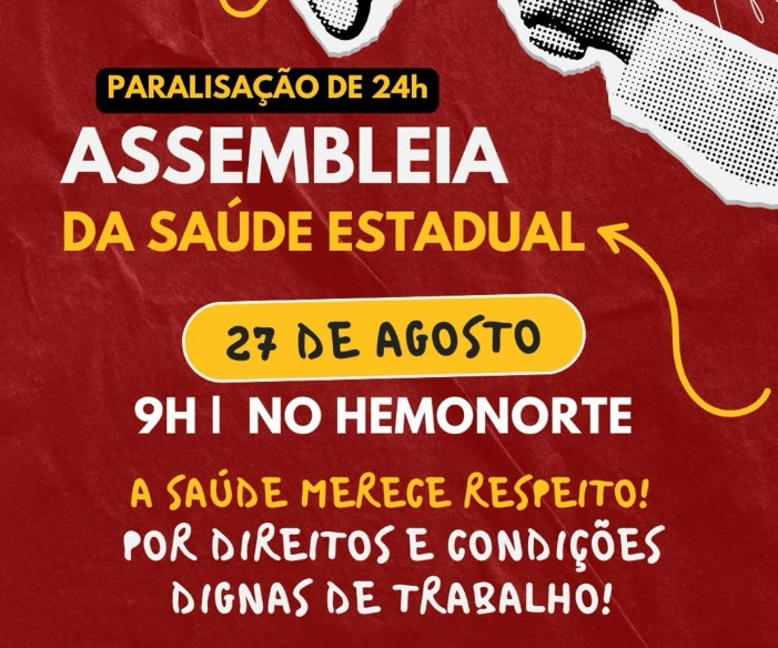 Profissionais da saúde do RN decidem por paralisação diante do colapso no sistema estadual
