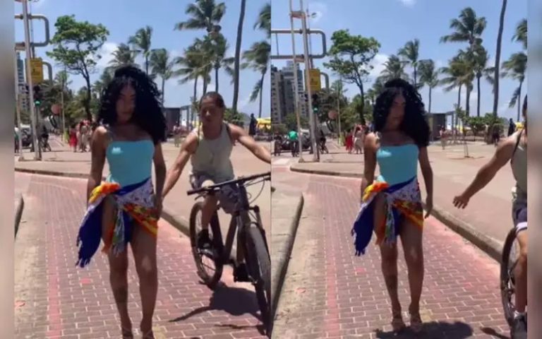 Modelo é vítima de assédio durante sessão de fotos em praia do Recife