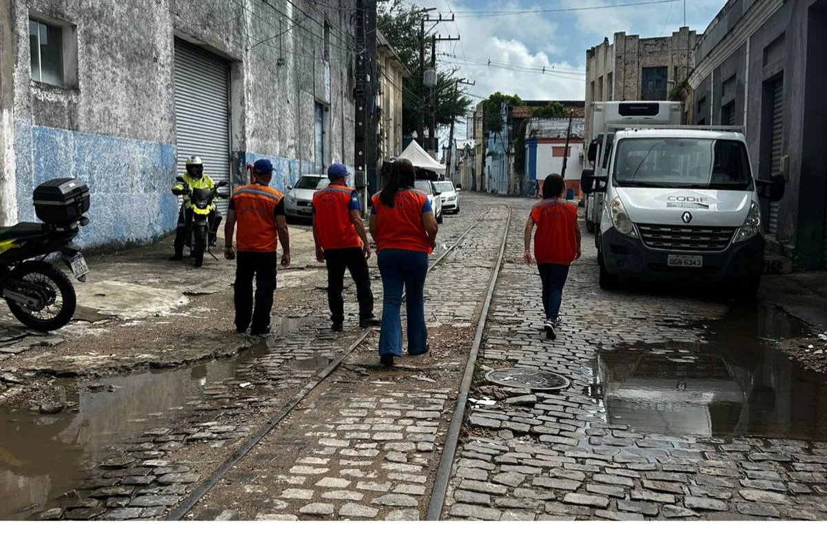 Mutirão vai avaliar as estruturas das fachadas no bairro da Ribeira, neste sábado
