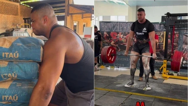 Conheça Bitelo, o pedreiro sucesso no TikTok que virou campeão de levantamento de peso na Europa