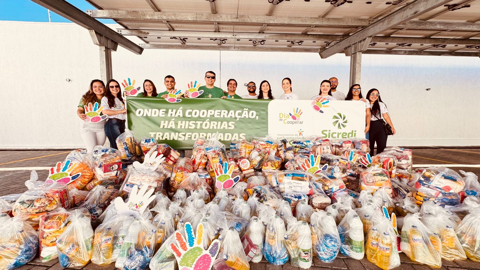 Sicredi RN distribui cerca de 9 toneladas de donativos no Dia C