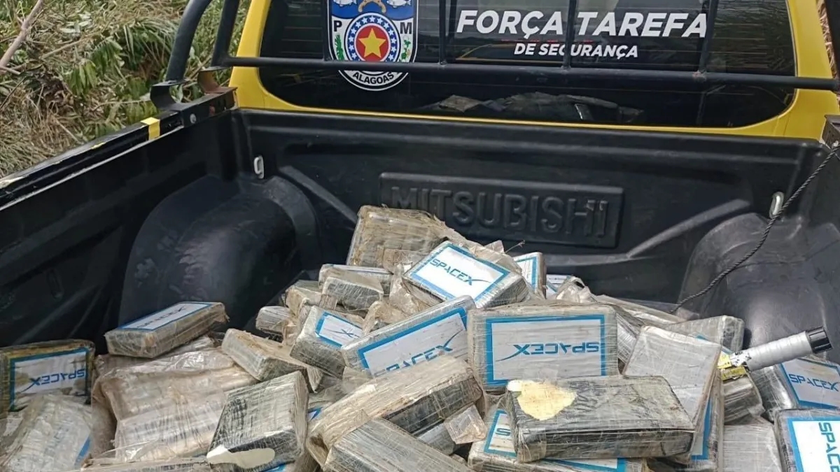 Avião carregado com quase 200 kg de cocaína cai em Alagoas; piloto morre no acidente